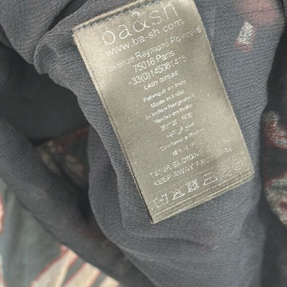 Ba&Sh Boho Blue Calix 3/4 Sleeve Pleated Tunic Mini Dress Small - Picture 14 of 15